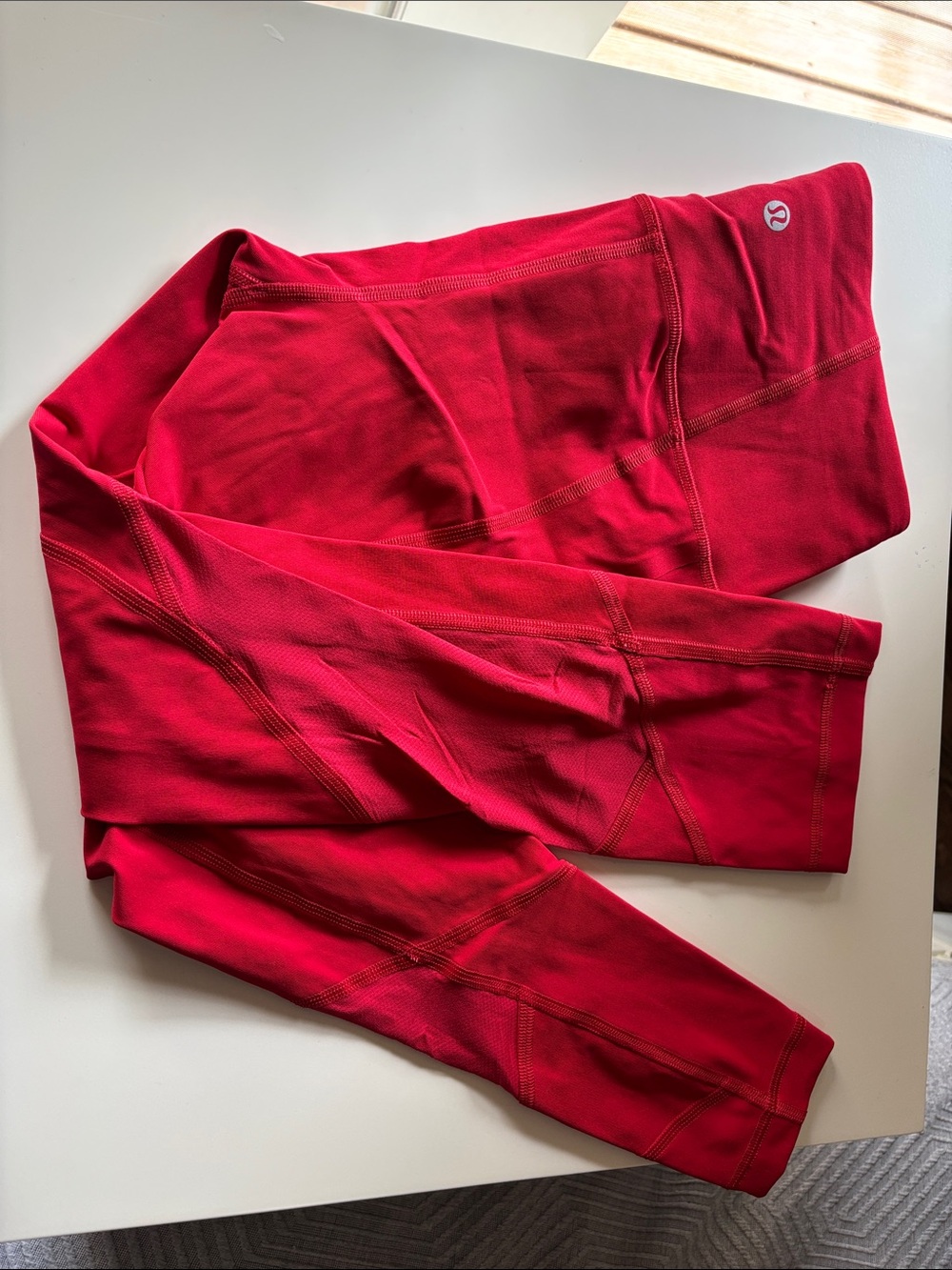 Lululemon Red Athletic Leggings